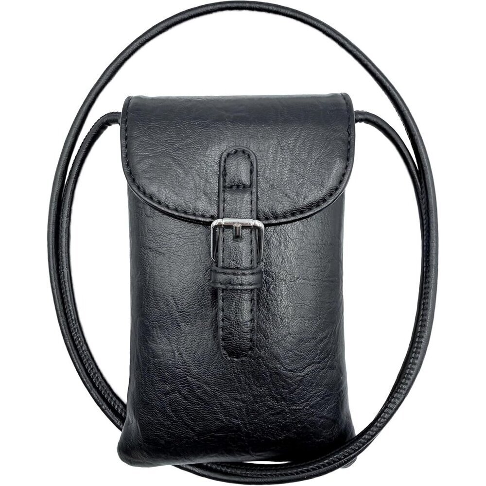 Vegan Leather Phone Crossbody Bag Small Compact Eco-Friendly Purse for Women